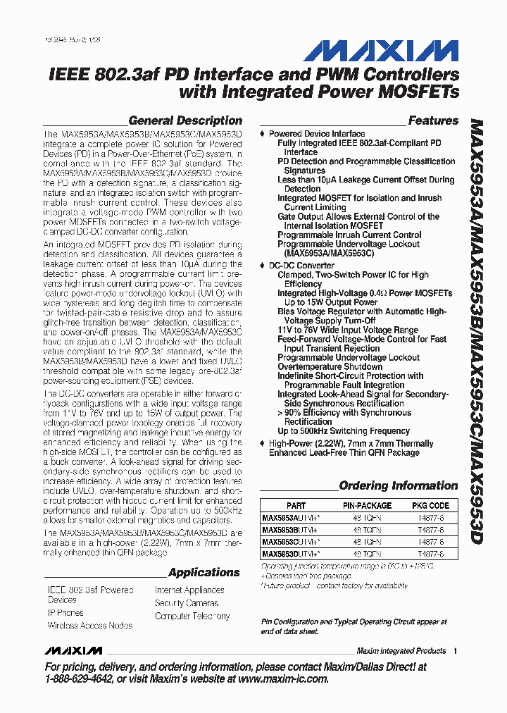 MAX5953_990510.PDF Datasheet
