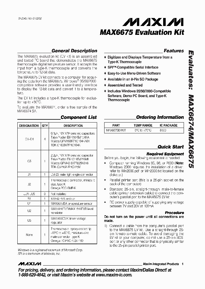 MAX6675EVKIT_990549.PDF Datasheet