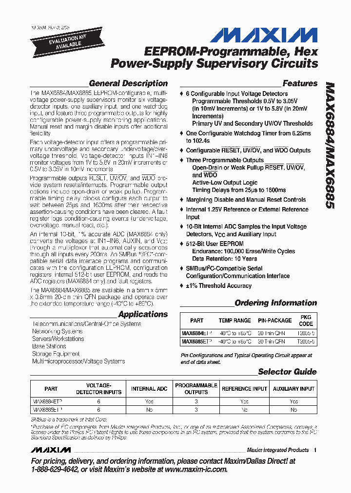 MAX6884-MAX6885_990570.PDF Datasheet