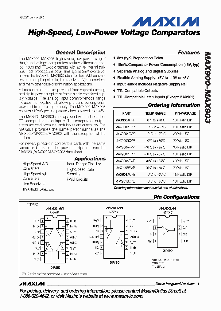 MAX900-MAX903_990653.PDF Datasheet
