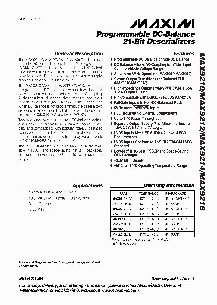 MAX9210-MAX9216_990663.PDF Datasheet