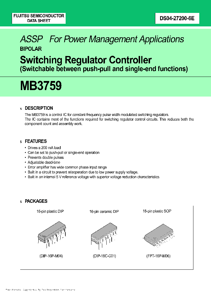 MB3759_990723.PDF Datasheet