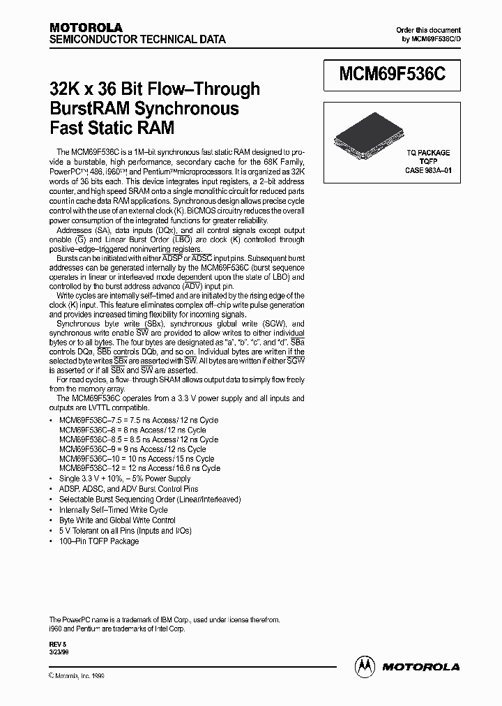 MCM69F536C_991097.PDF Datasheet