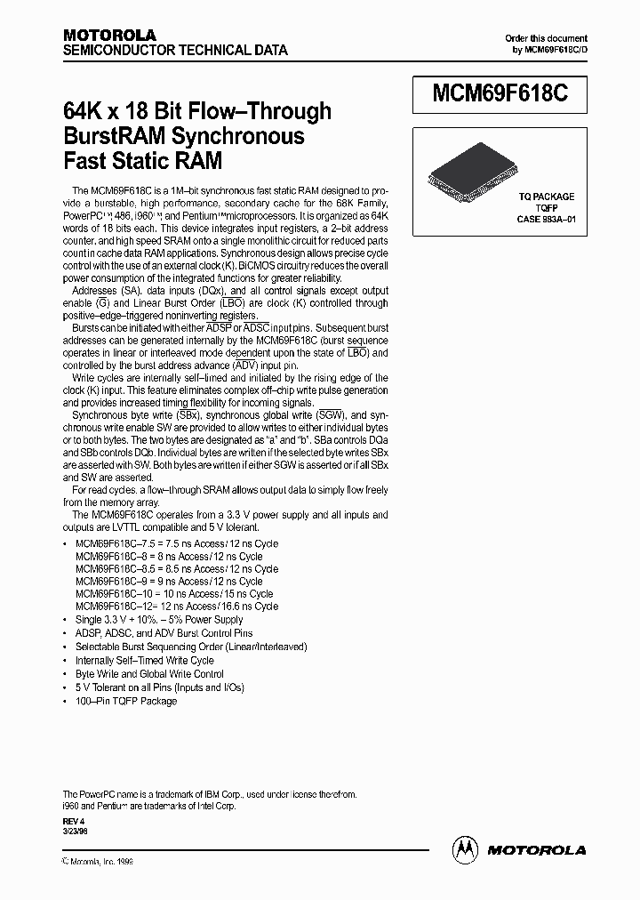 MCM69F618C_991098.PDF Datasheet