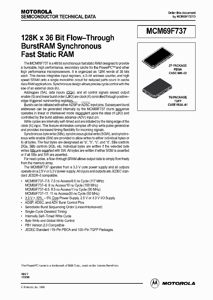 MCM69F737_991099.PDF Datasheet