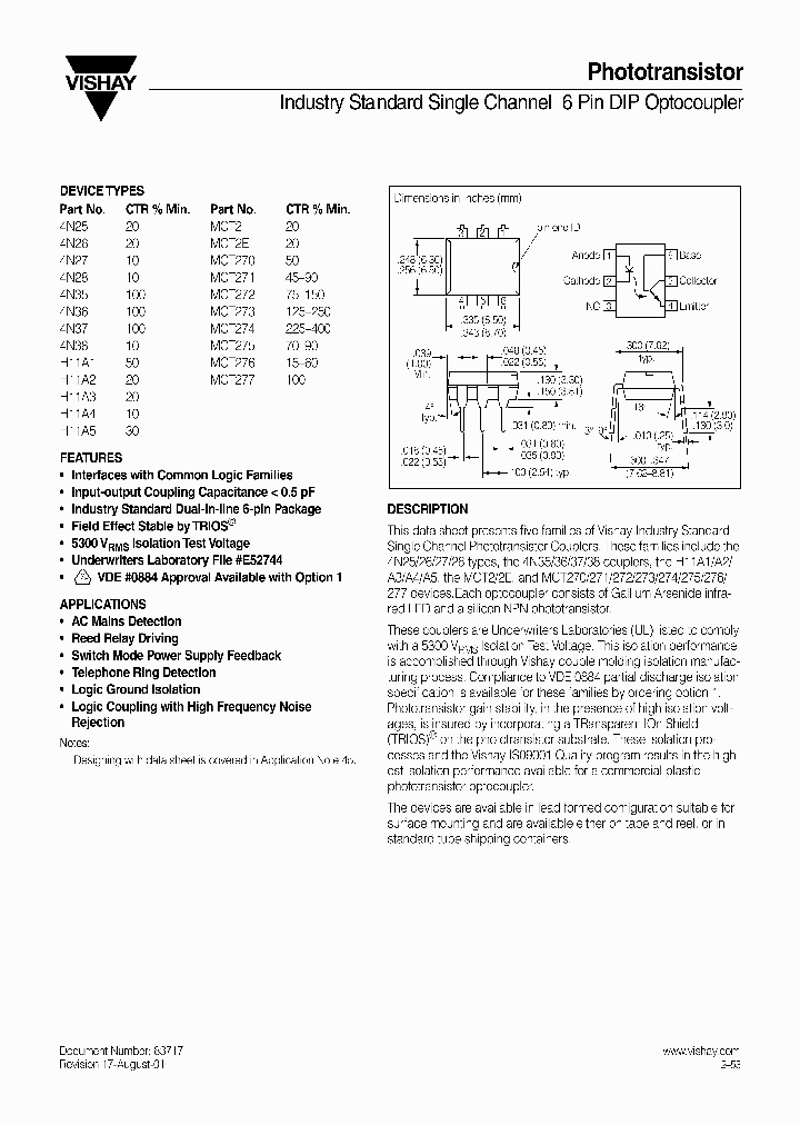 MCT271_991134.PDF Datasheet