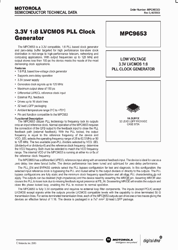 MPC9653_991840.PDF Datasheet