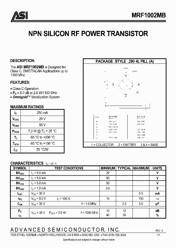 MRF1002MB_991937.PDF Datasheet