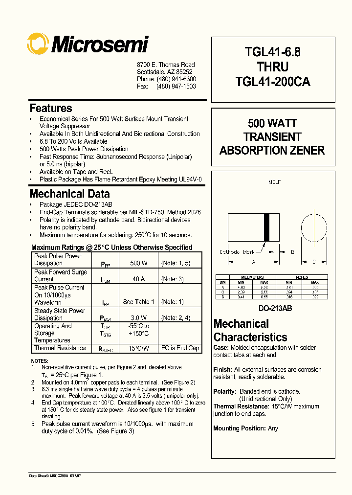 MSC0290A_992046.PDF Datasheet