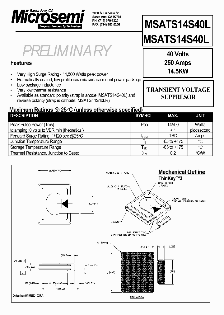 MSC1038_992088.PDF Datasheet