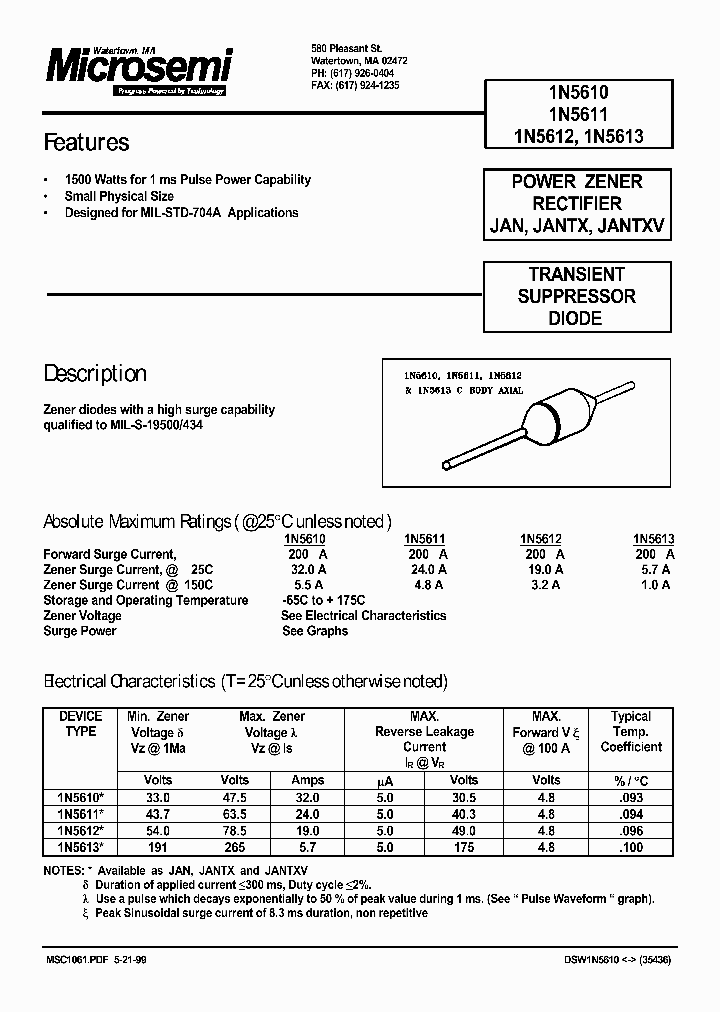 MSC1061_992089.PDF Datasheet