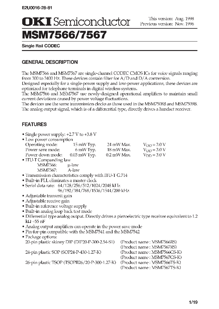 MSM7566MSM7567_992514.PDF Datasheet