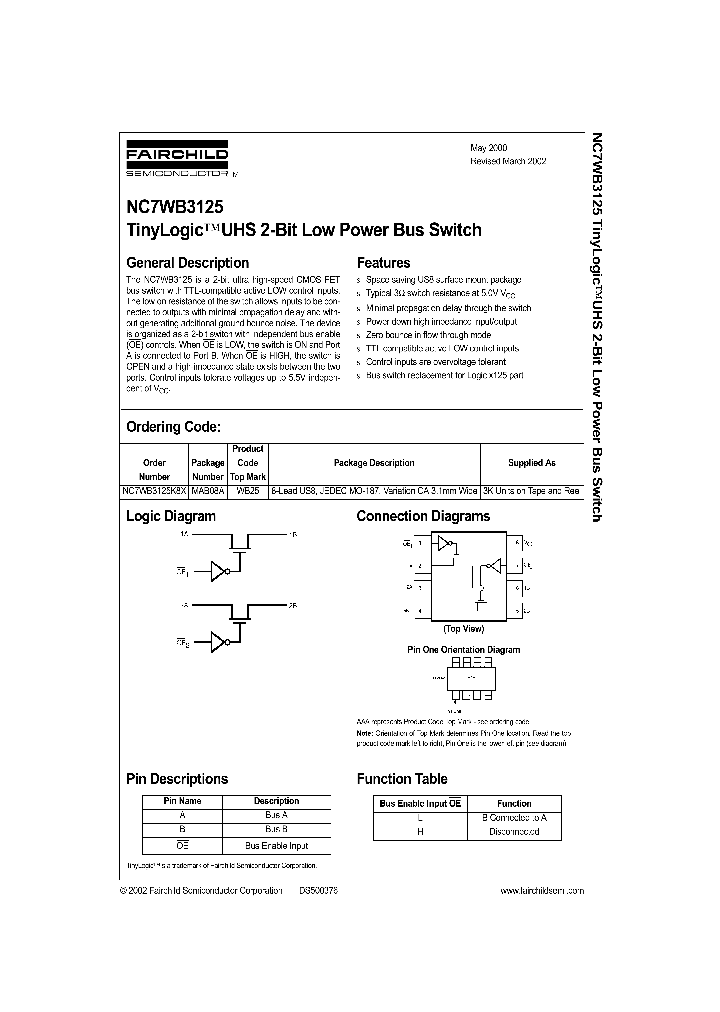 NC7WB3125_992830.PDF Datasheet