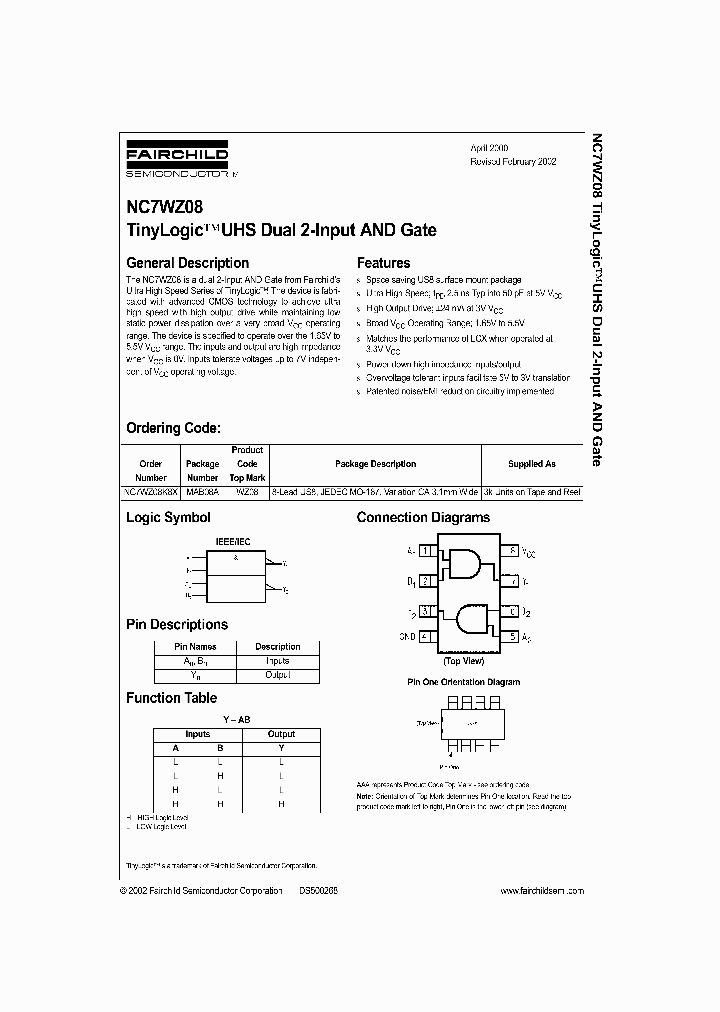 NC7WZ08_992841.PDF Datasheet