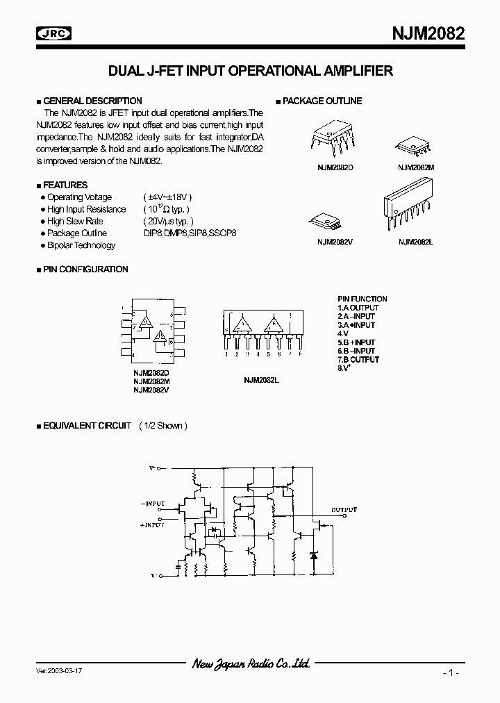 NJM2082_993040.PDF Datasheet