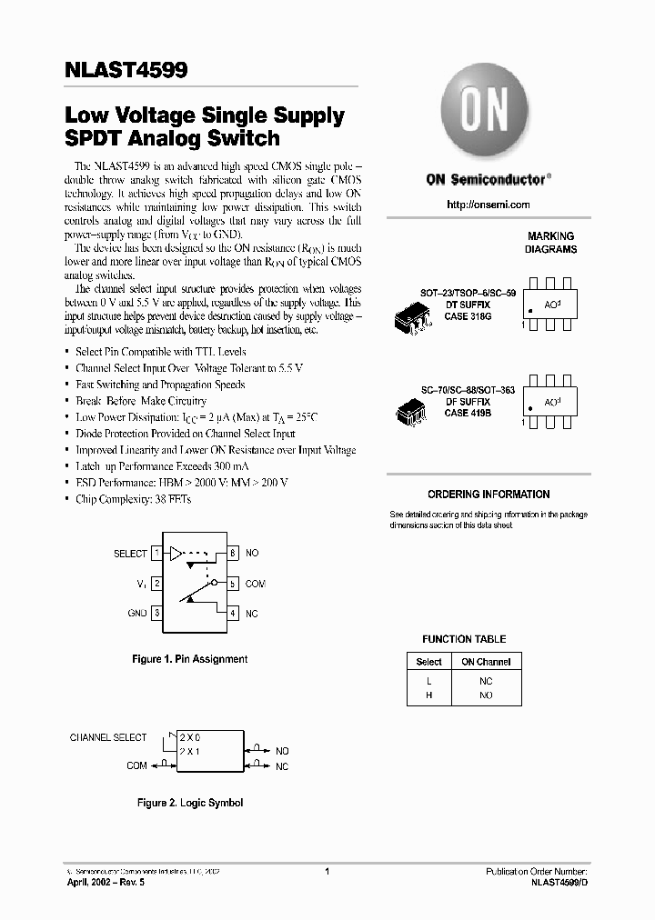 NLAST4599REV5_993425.PDF Datasheet