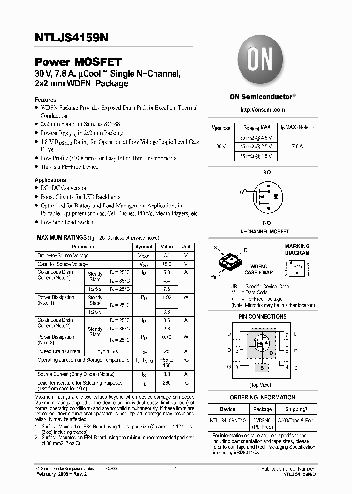 NTLJS4159N_994596.PDF Datasheet