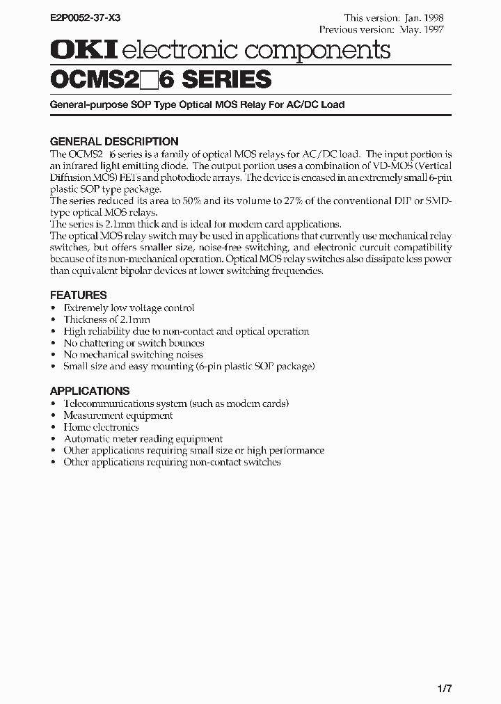 OCMS2X6_994620.PDF Datasheet