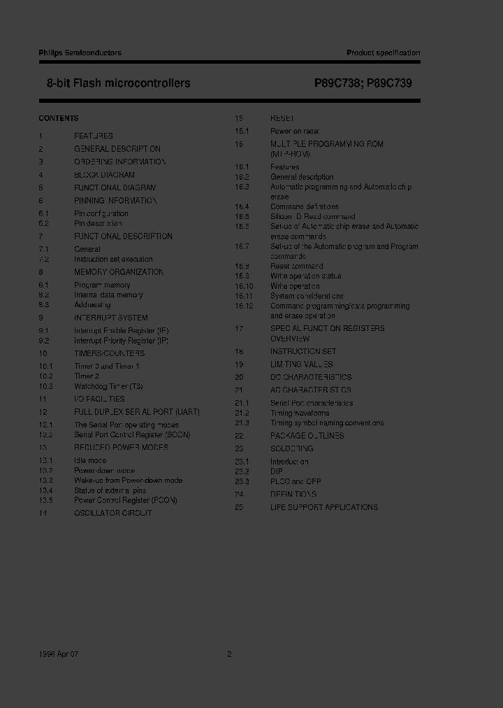 P89C738_997913.PDF Datasheet