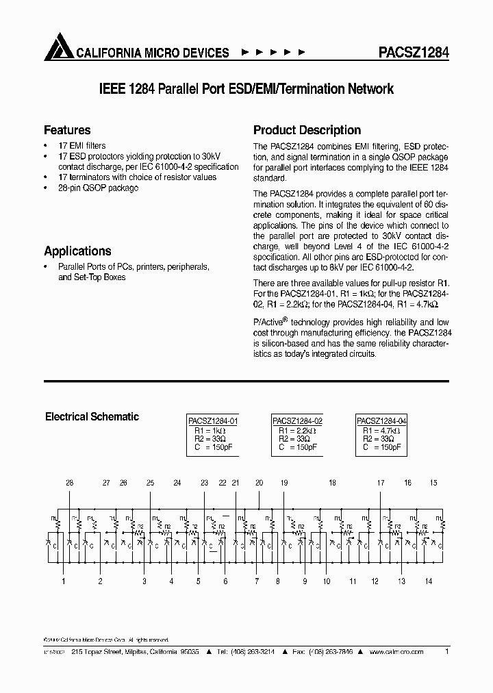 PACSZ1284_997943.PDF Datasheet