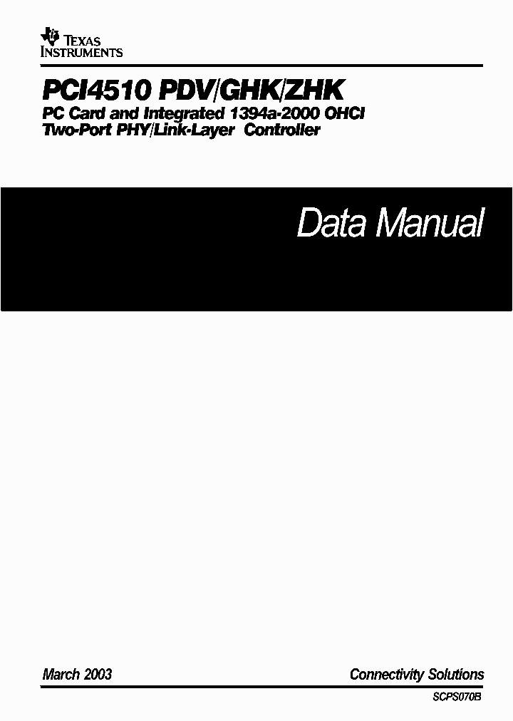 PCI4510_998119.PDF Datasheet