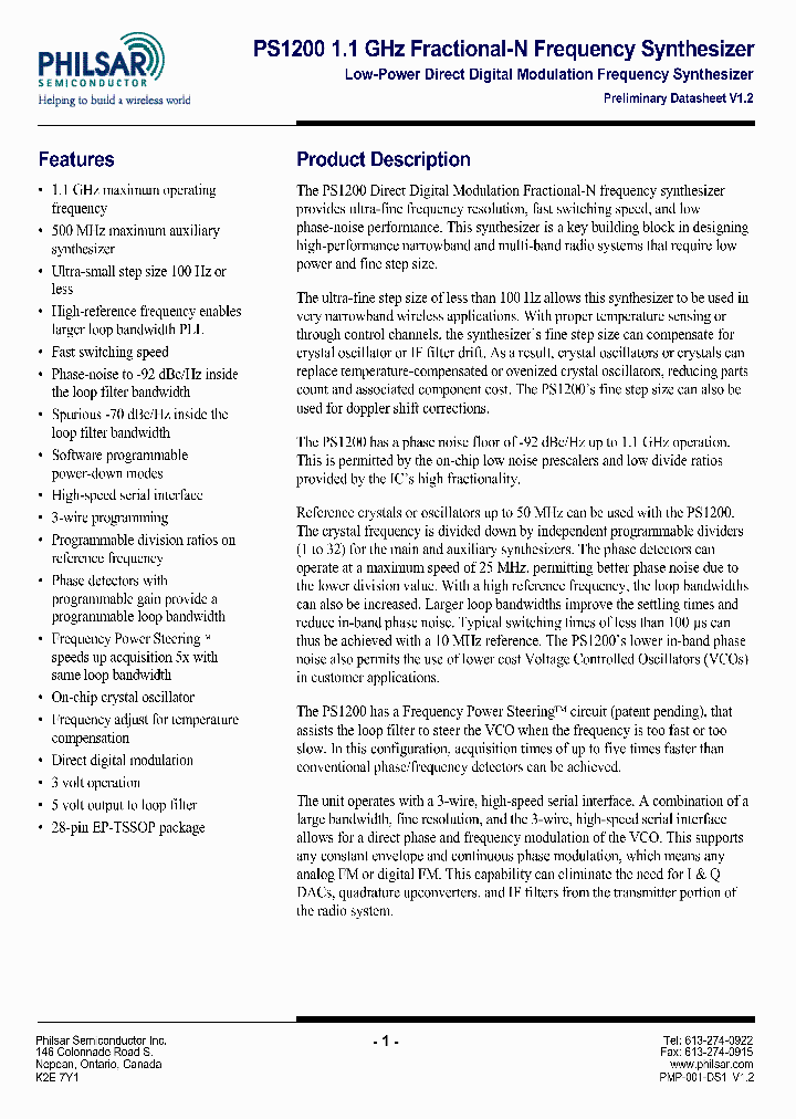 PS1200_998638.PDF Datasheet