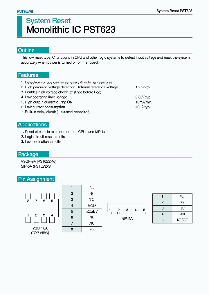 PST623_998714.PDF Datasheet