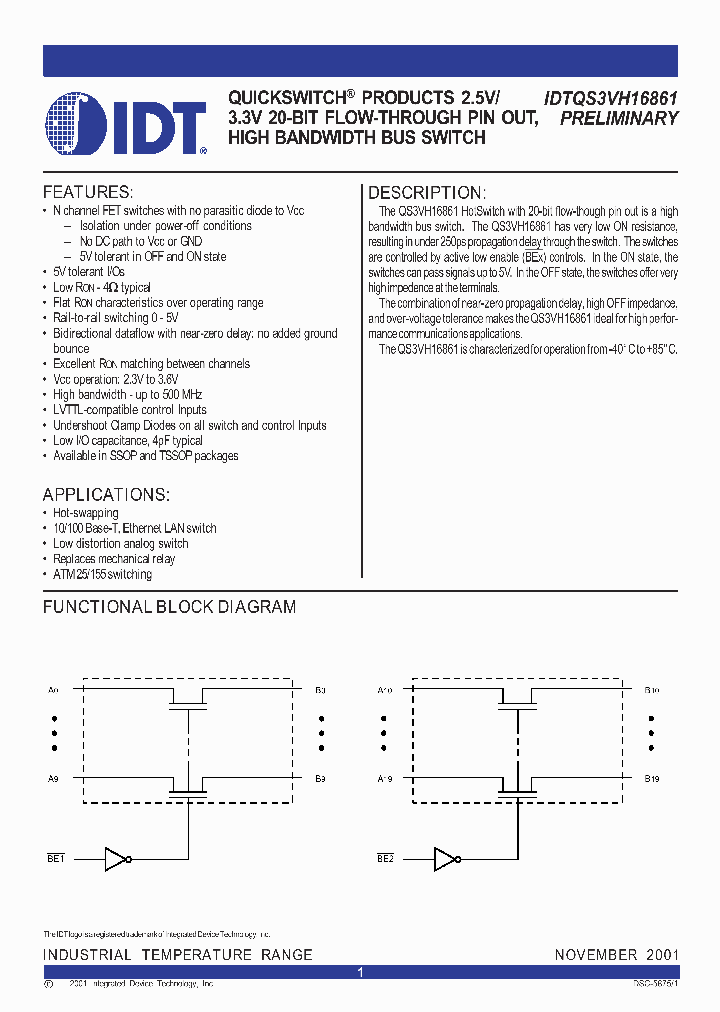 QS3VH16861DATASHEET_998899.PDF Datasheet