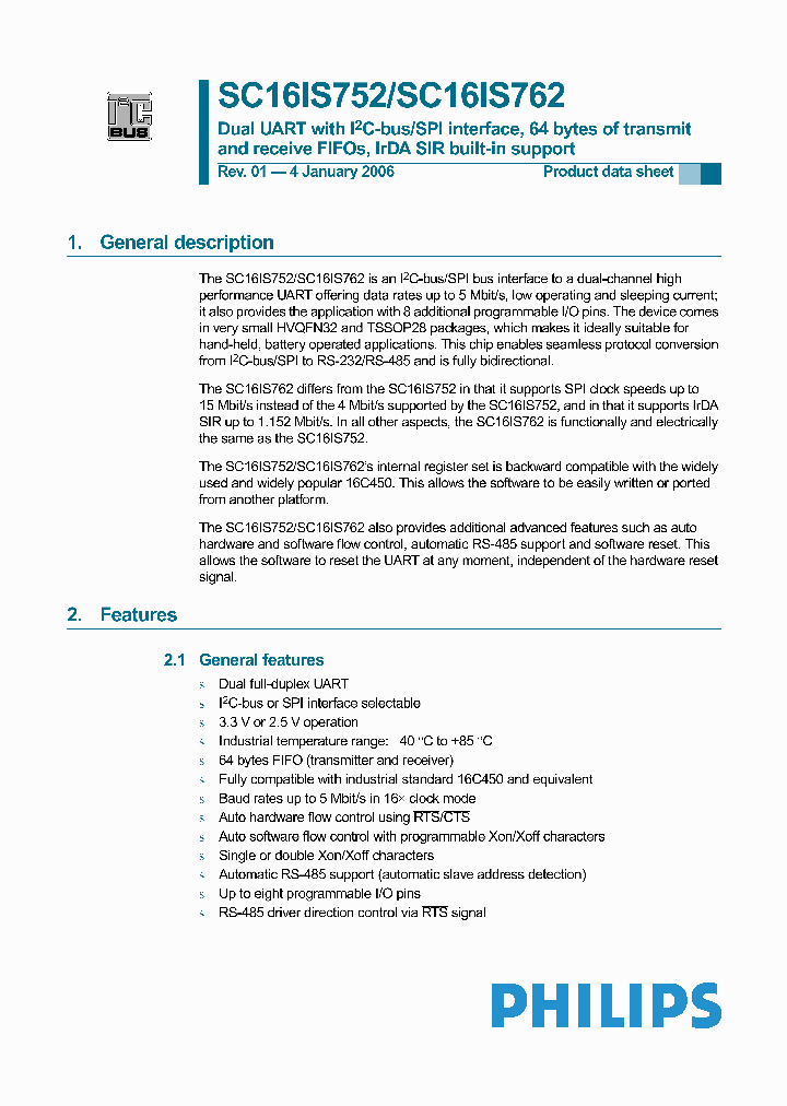 SC16IS752_999528.PDF Datasheet