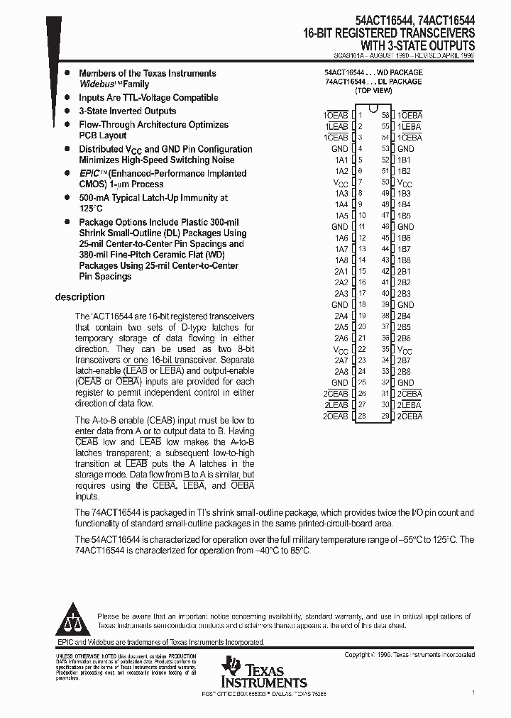 SCAS161A_999694.PDF Datasheet