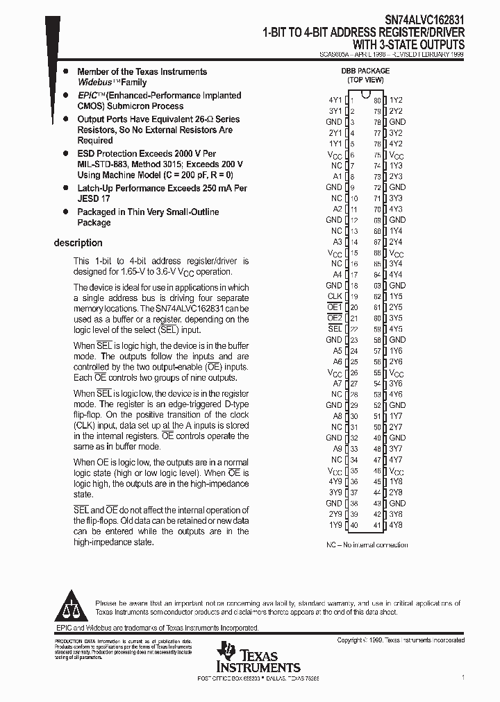 SCAS605A_999988.PDF Datasheet