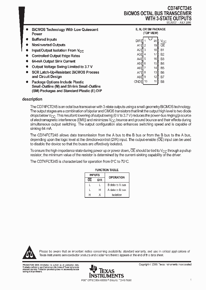 SCBS721_1000351.PDF Datasheet