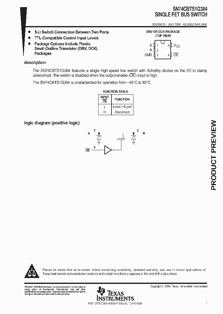 SCDS067B_1000500.PDF Datasheet