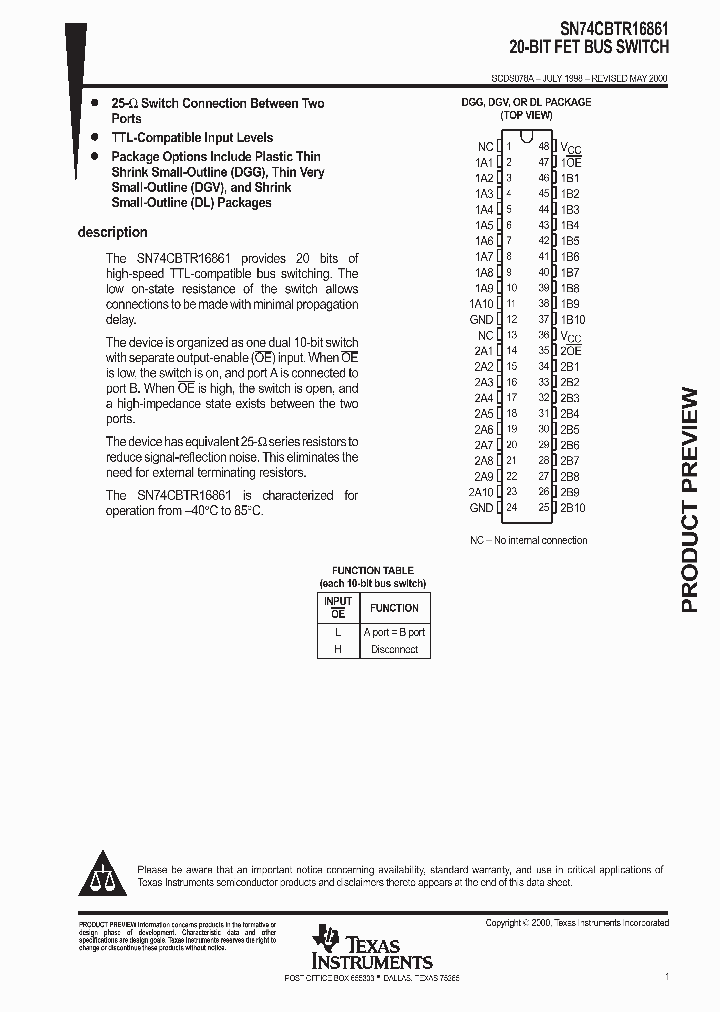 SCDS078A_1000509.PDF Datasheet