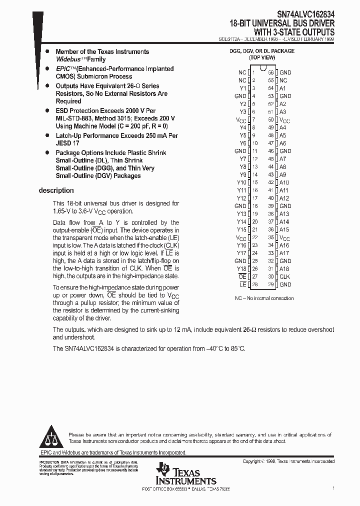 SCES172A_1000658.PDF Datasheet