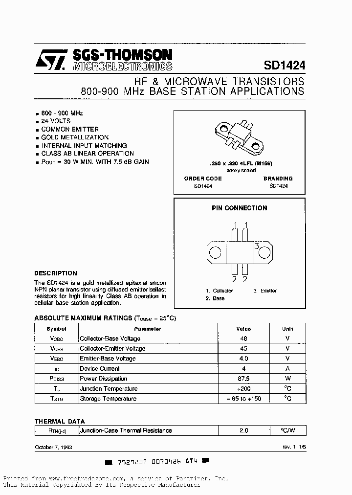 SD1424_1001330.PDF Datasheet