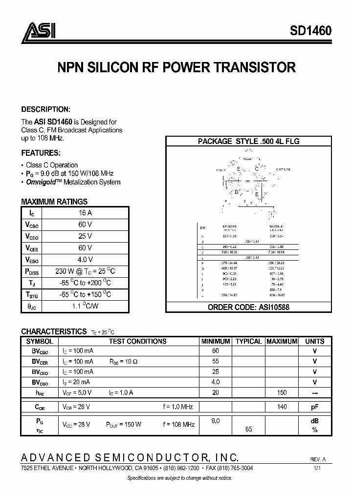 SD1460_1001334.PDF Datasheet