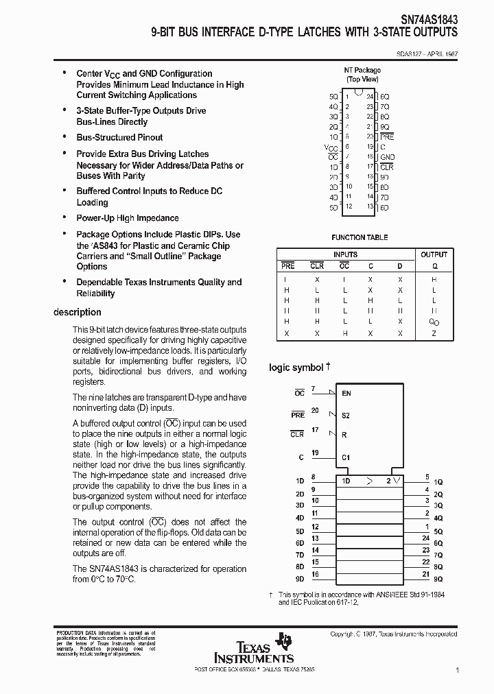 SDAS127_1001490.PDF Datasheet