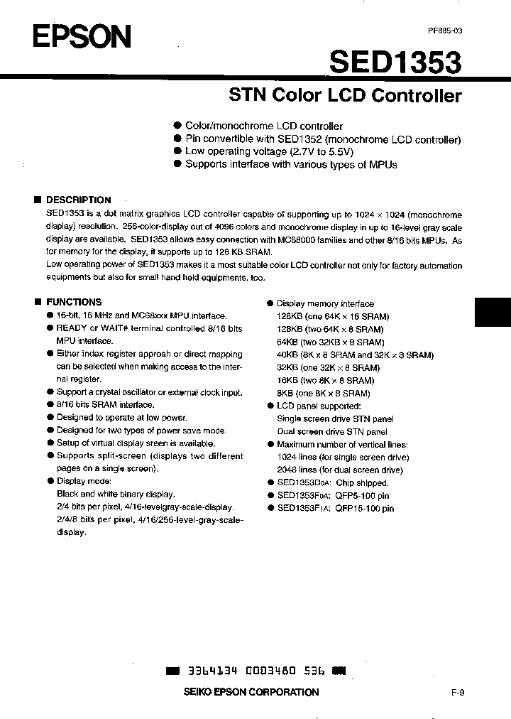 SED1353_1001906.PDF Datasheet