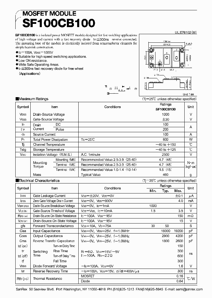 SF100CB100_1001946.PDF Datasheet