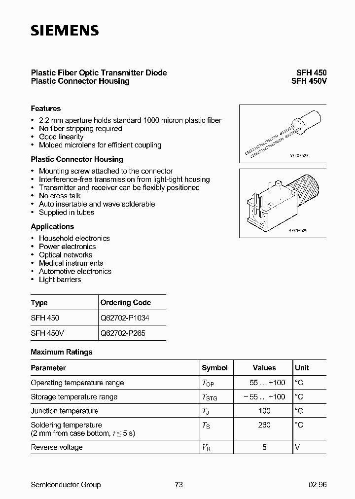 SFH450_1001999.PDF Datasheet