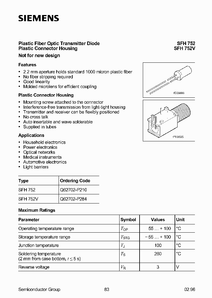 SFH752_1002044.PDF Datasheet