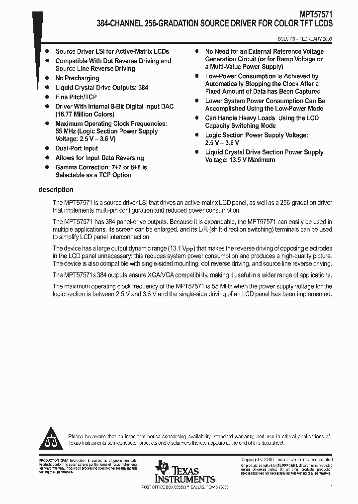 SGLS110_1002125.PDF Datasheet