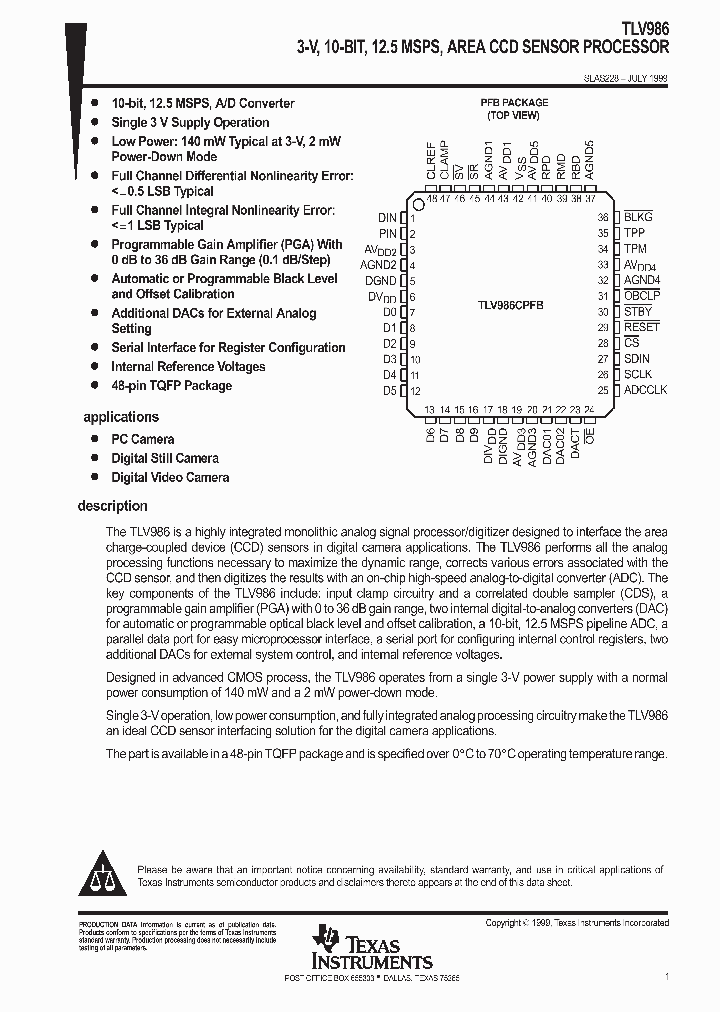 SLAS228_1002380.PDF Datasheet