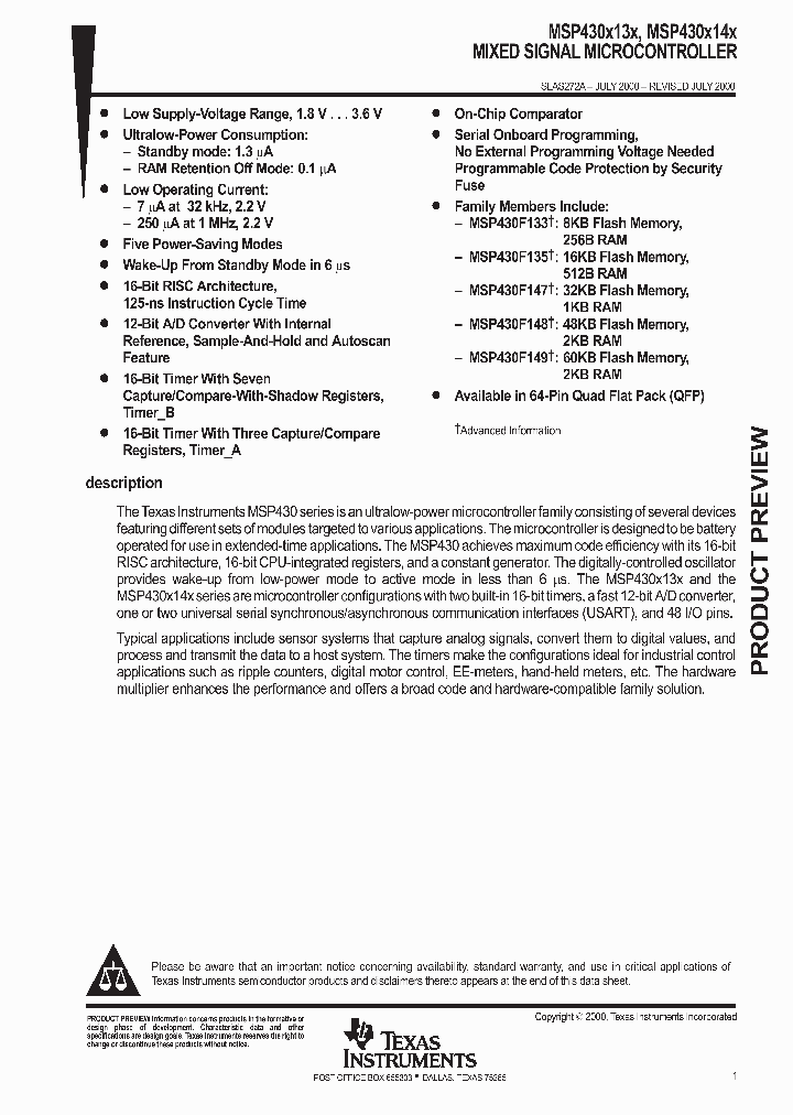 SLAS272A_1002411.PDF Datasheet