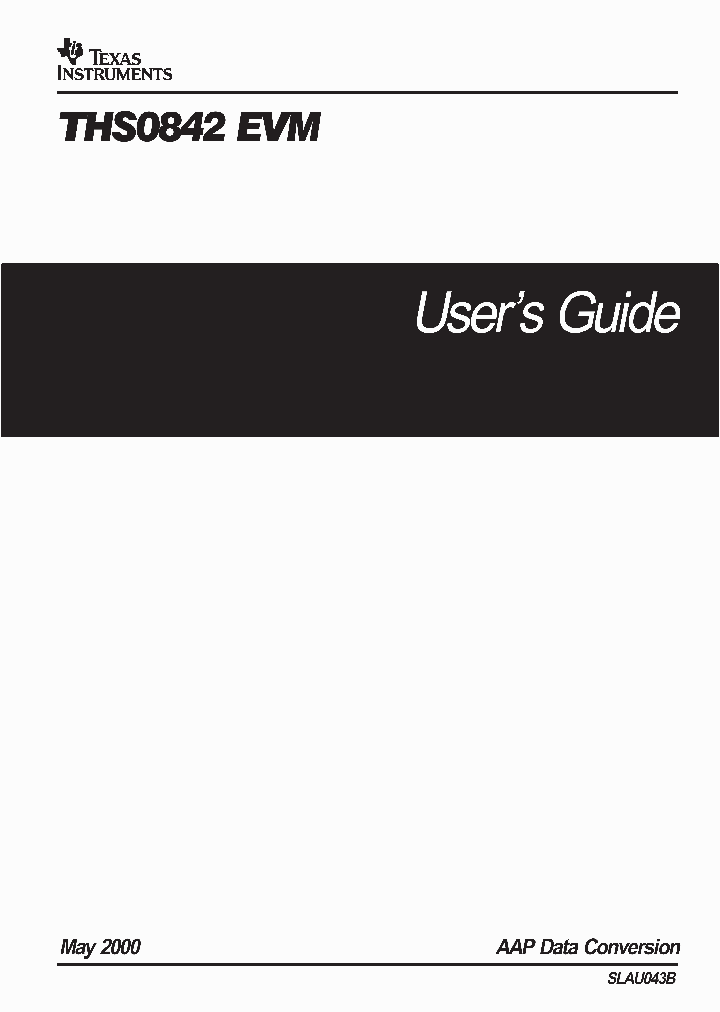 SLAU043B_1002435.PDF Datasheet