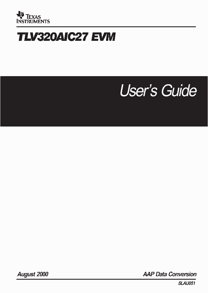 SLAU051_1002439.PDF Datasheet