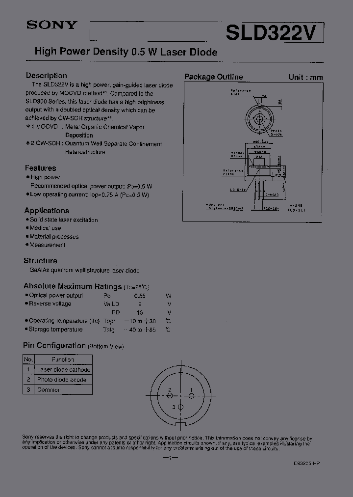 SLD322V_1002480.PDF Datasheet