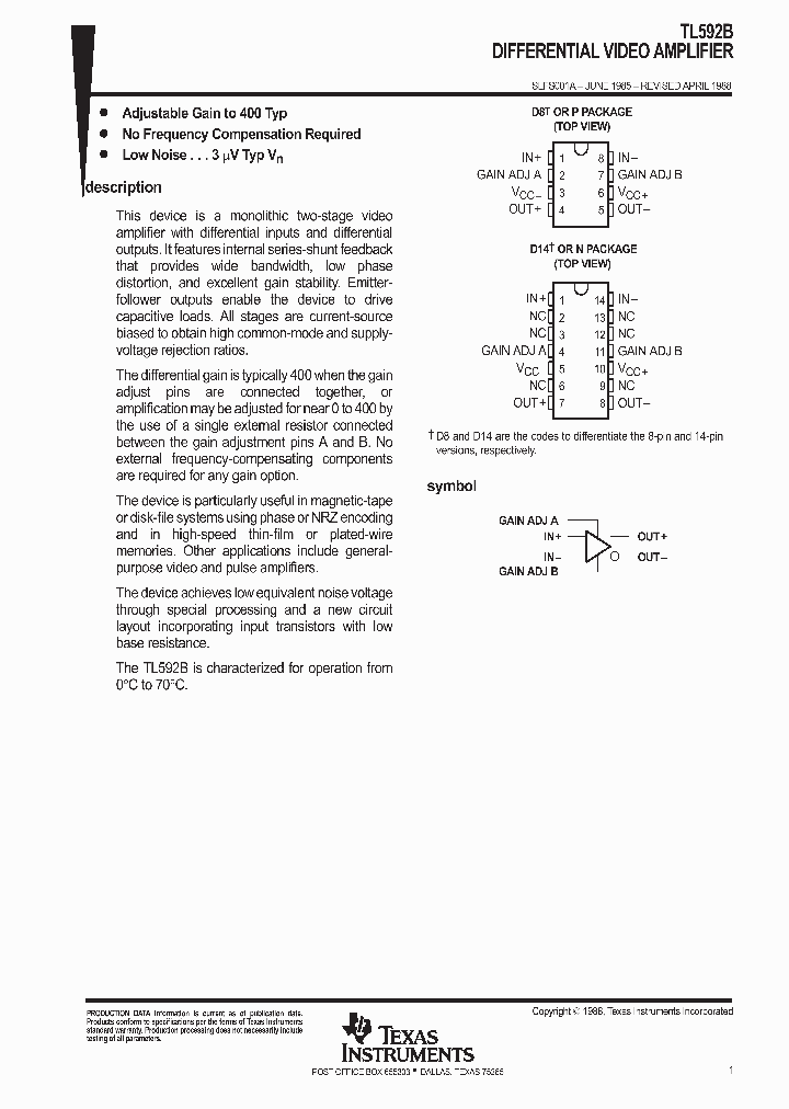 SLFS001A_1002511.PDF Datasheet