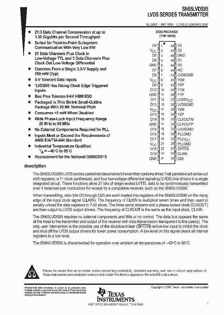 SLLS297F_1002805.PDF Datasheet